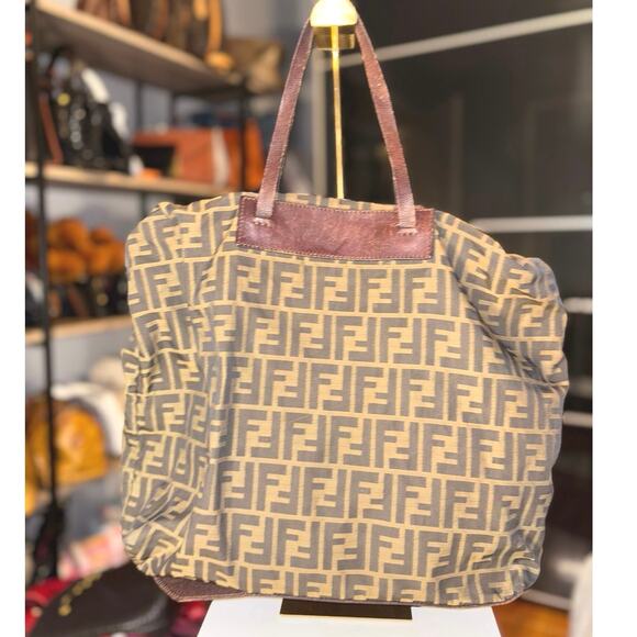 Fendi Zucca Tote - Picture 2 of 7